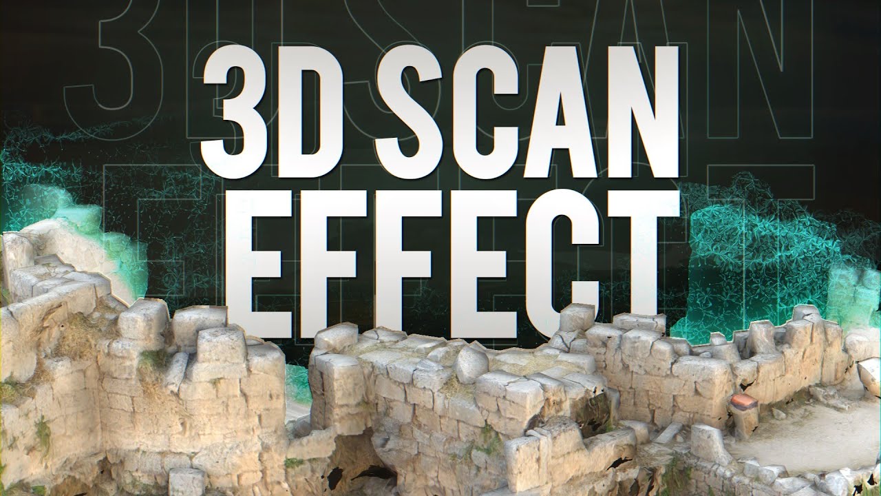3D Scan Effect In After Effects