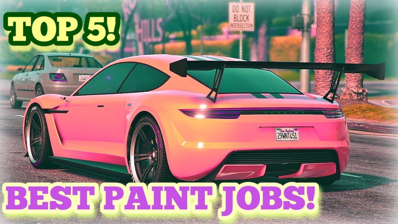 TOP 5 AWESOME PAINT JOBS FOR THE NEW PFISTER NEON | GTA V ONLINE!