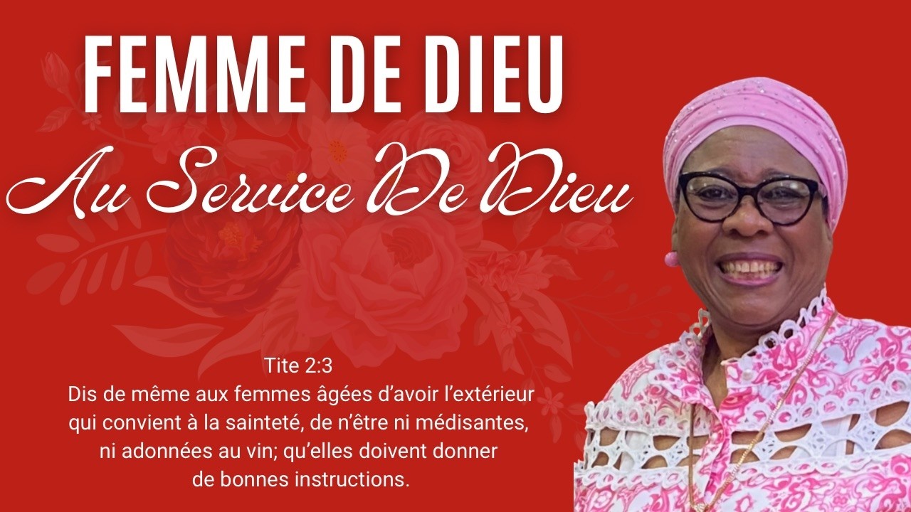 FEMME DE DIEU AU SERVICE DE DIEU 2/27/26