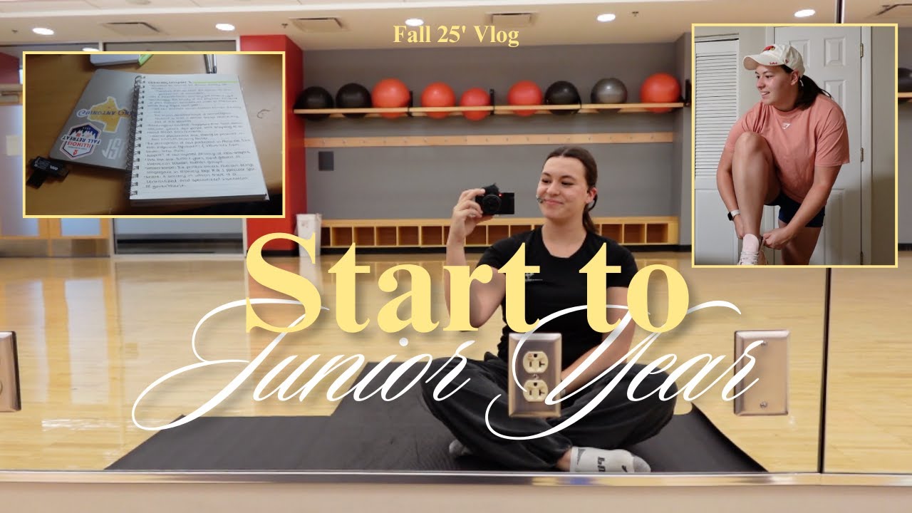 Junior Year Vlog || Illinois State University, Teaching Fitness, Personal Training