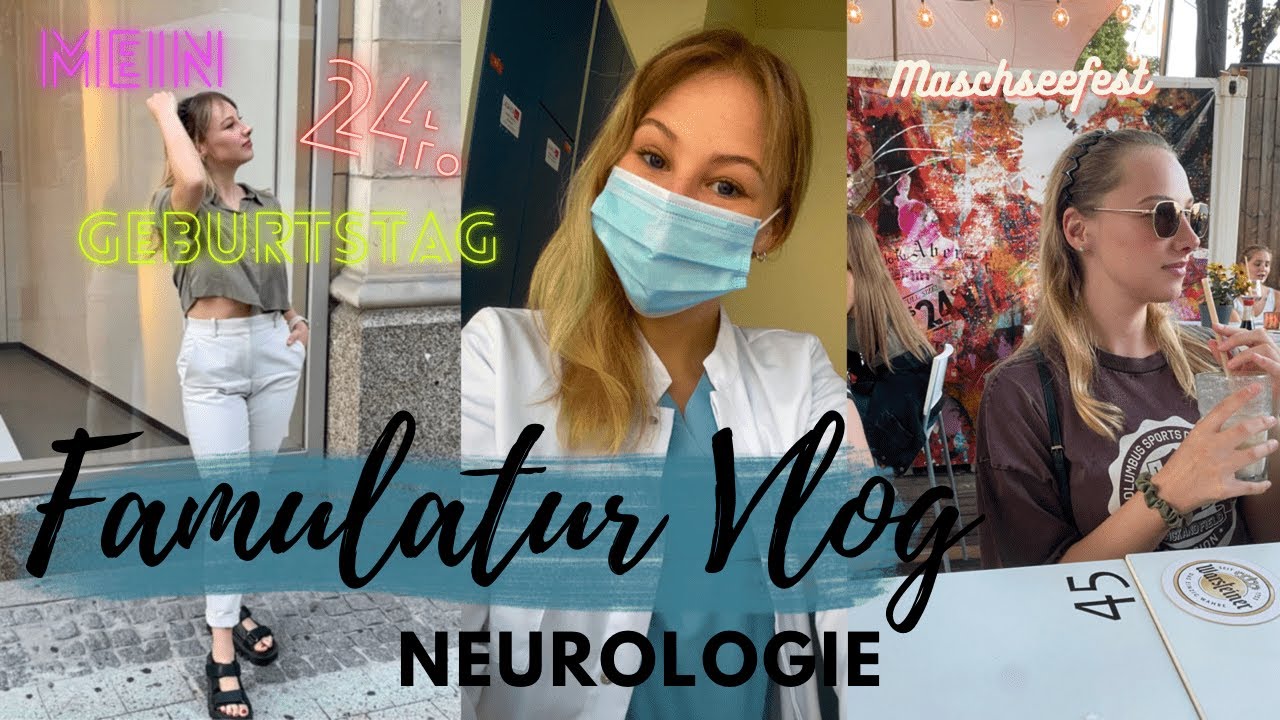 Famulatur in der Neurologie | Maschseefest | mein 24. Geburtstag | ein paar Tage in der ZNA | VLOG 🧠