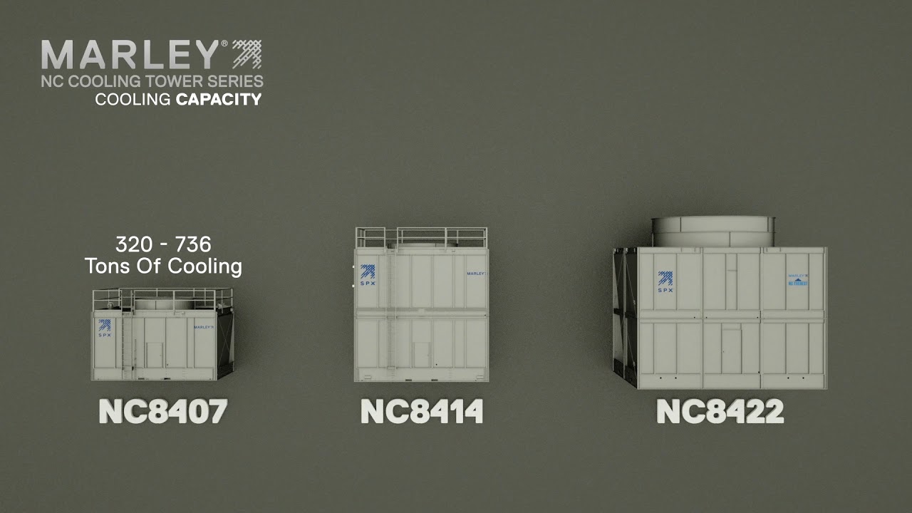 Marley&reg; NC&reg; Cooling Towers - Size and Capacity Comparison