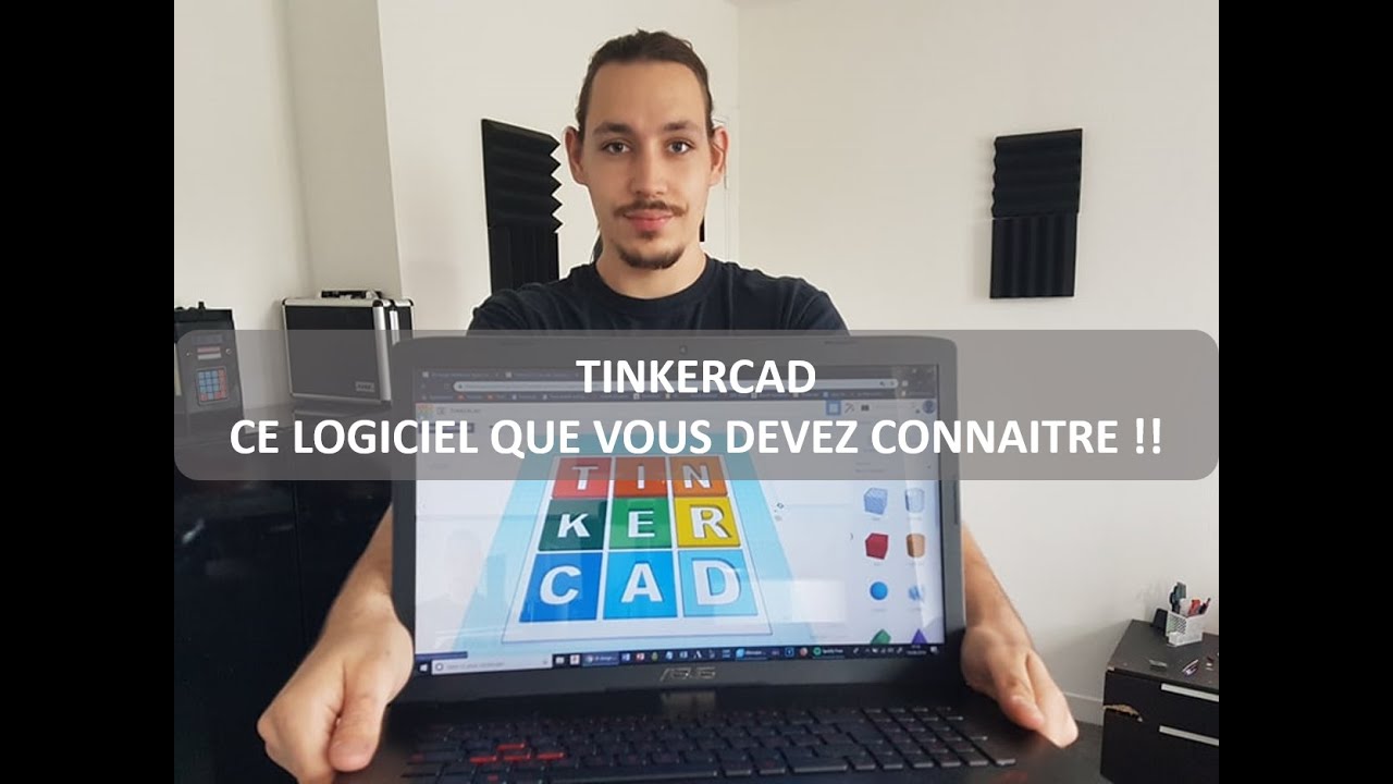Apprendre les bases de la modelisation 3D avec TINKERCAD (GRATUIT) !! #4 IMPRESSION 3D