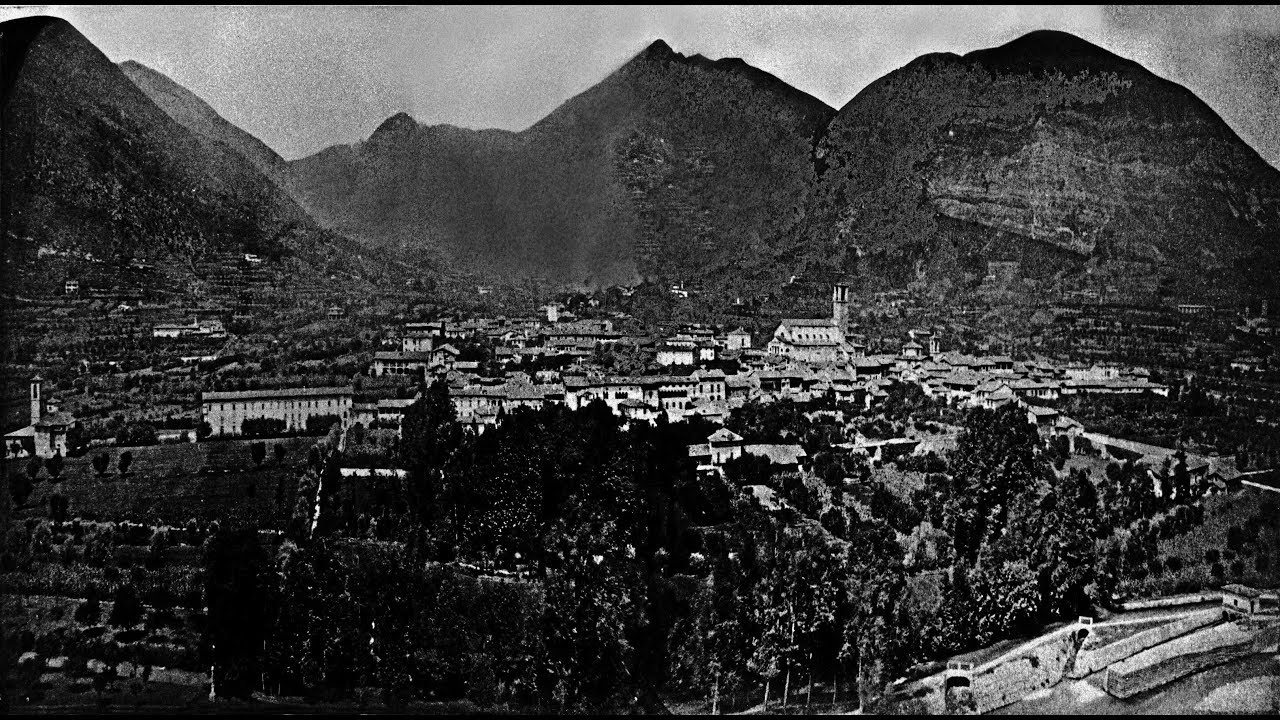 Paesi della Val Seriana dal 1900 al 1970 in B&W