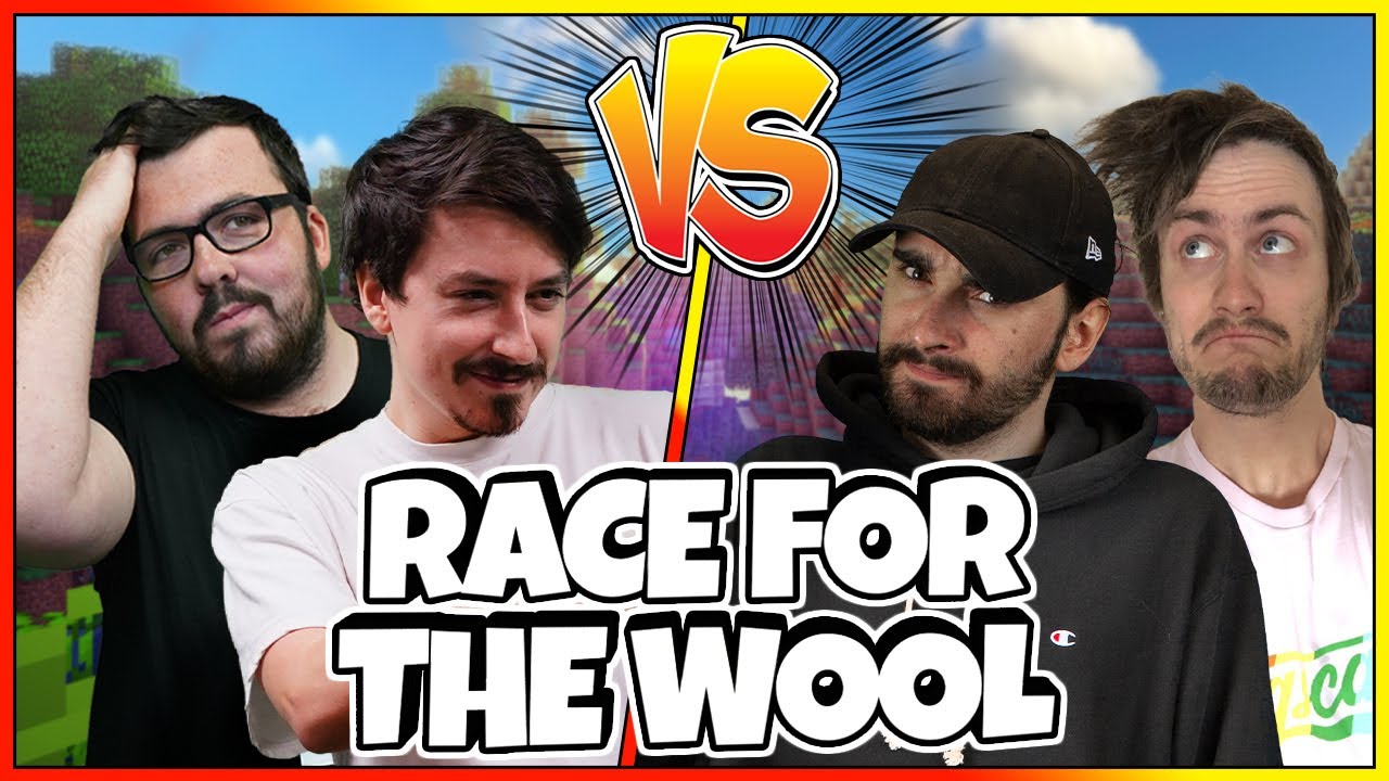 RACE FOR THE WOOL! - MInecraft w/ Pedguin, Ravs & Zylus VS Harry, Nilesy & Breeh - 23/01/21