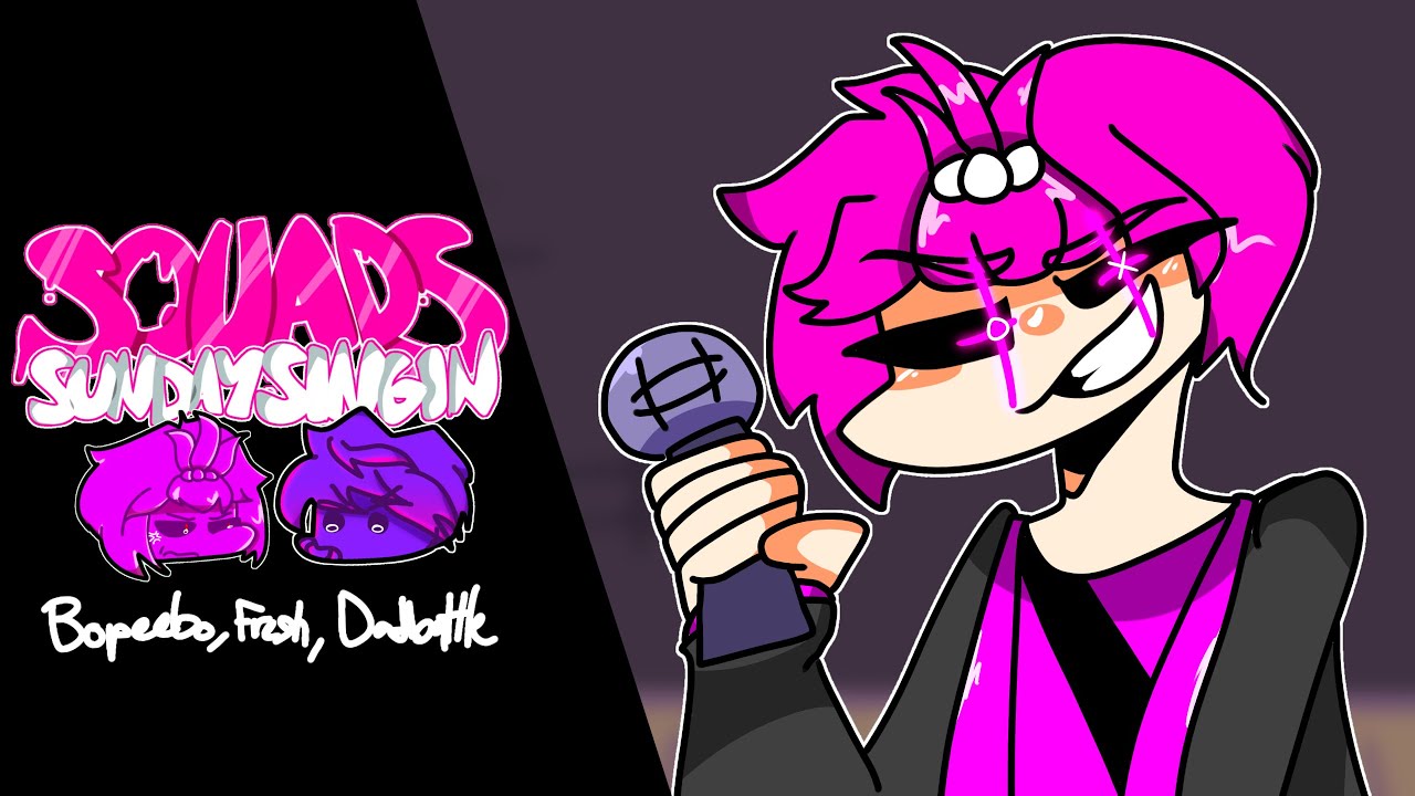 Squads Sunday Singin’ - Friday Night Funkin (FNFxSQUAD REMAKE) Week 1 FNF Gacha || Original