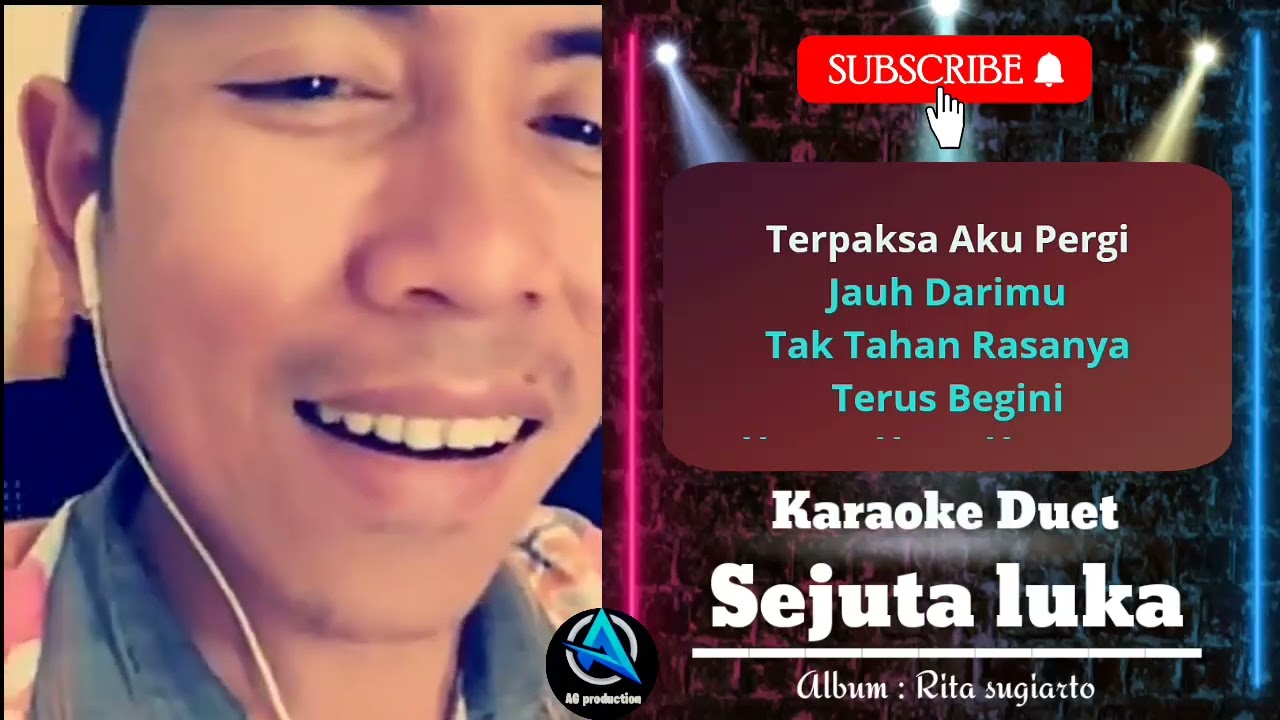 SEJUTA LUKA | Karaoke duet cewe cowo | SMULE