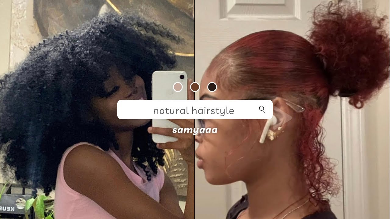 natural hairstyles on black tiktok| #blacktiktok #tiktok