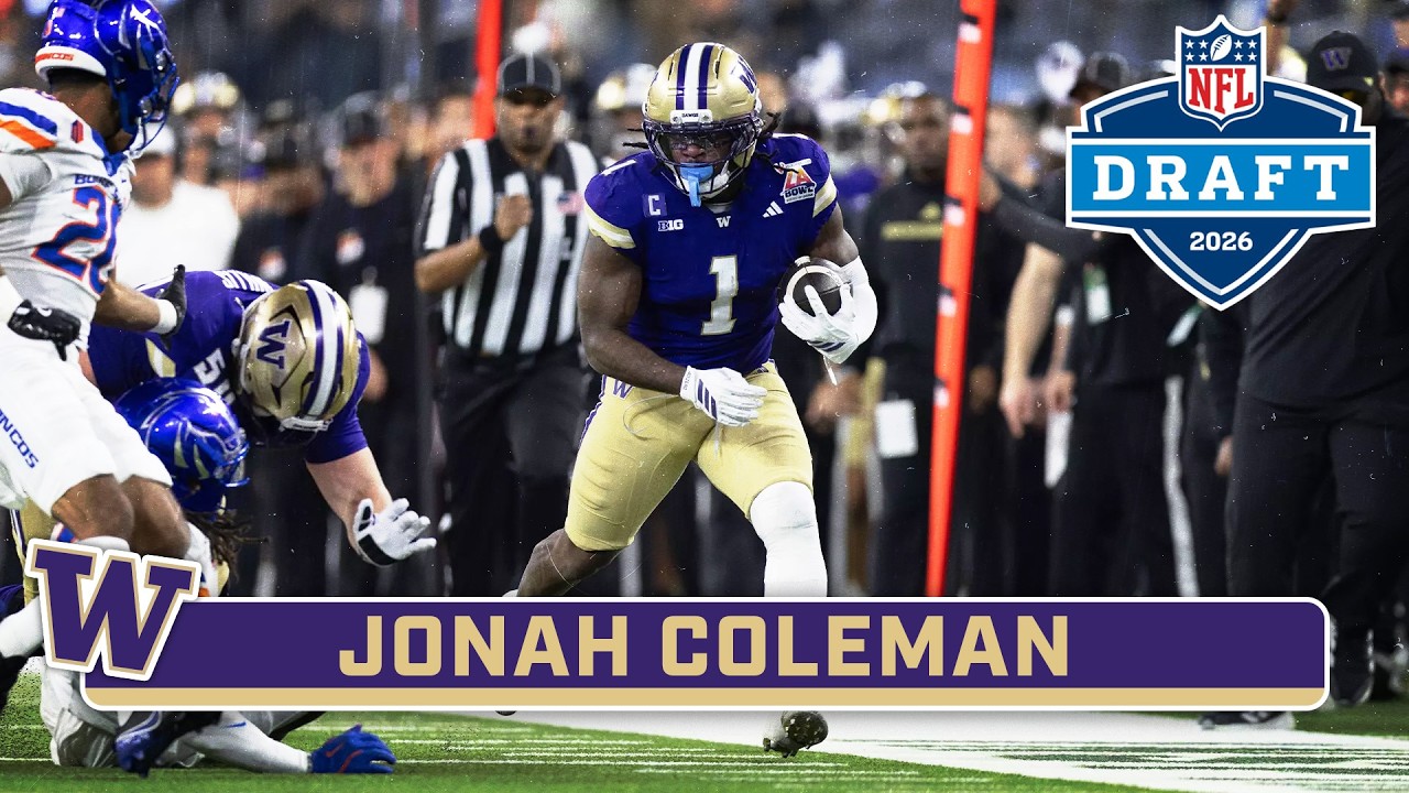 2026 NFL DRFT HIGHLIGHTS: RB Jonah Coleman | Washington Football