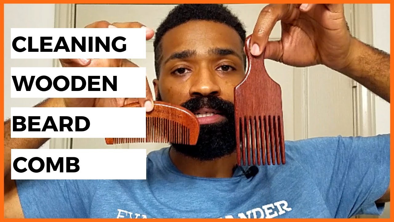 How To Clean Wooden Beard Picks and Beard Combs | Ya Boy B