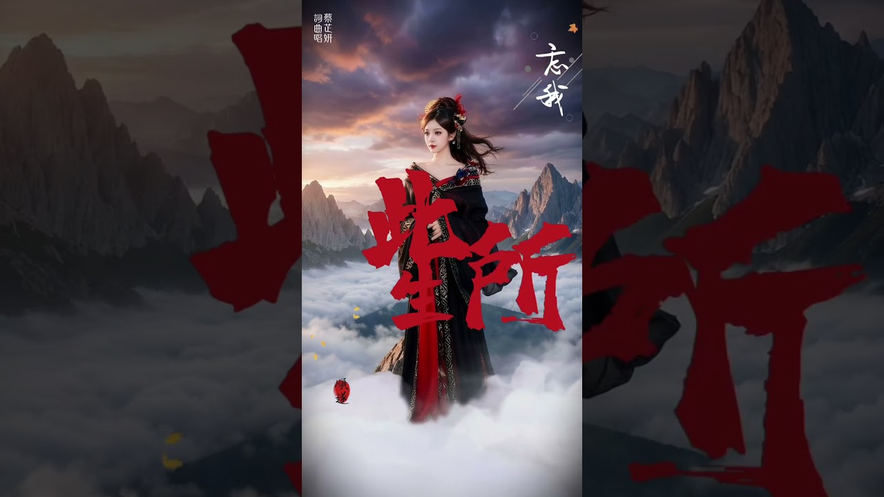 忘我 - 蔡芷妍｜「我曾試著忘我 把名字放進長風 讓萬里山河走過 卻再無人識得我」動態歌詞 #古風武俠風歌曲 #蔡芷妍 #忘我 #古風歌曲 #武俠風 #華語原創