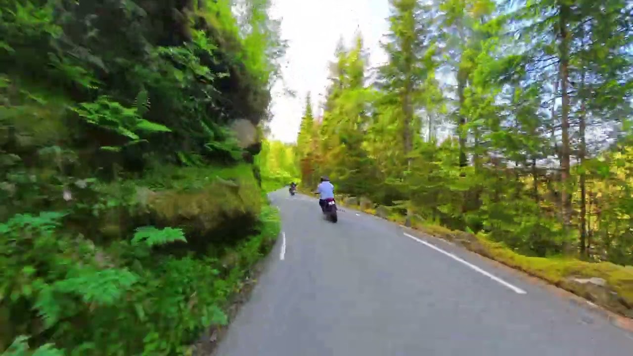 Fra Bruvik til Fotlandsvåg på MC #motorcycleadventure #motorsykkel #tur #insta360x5