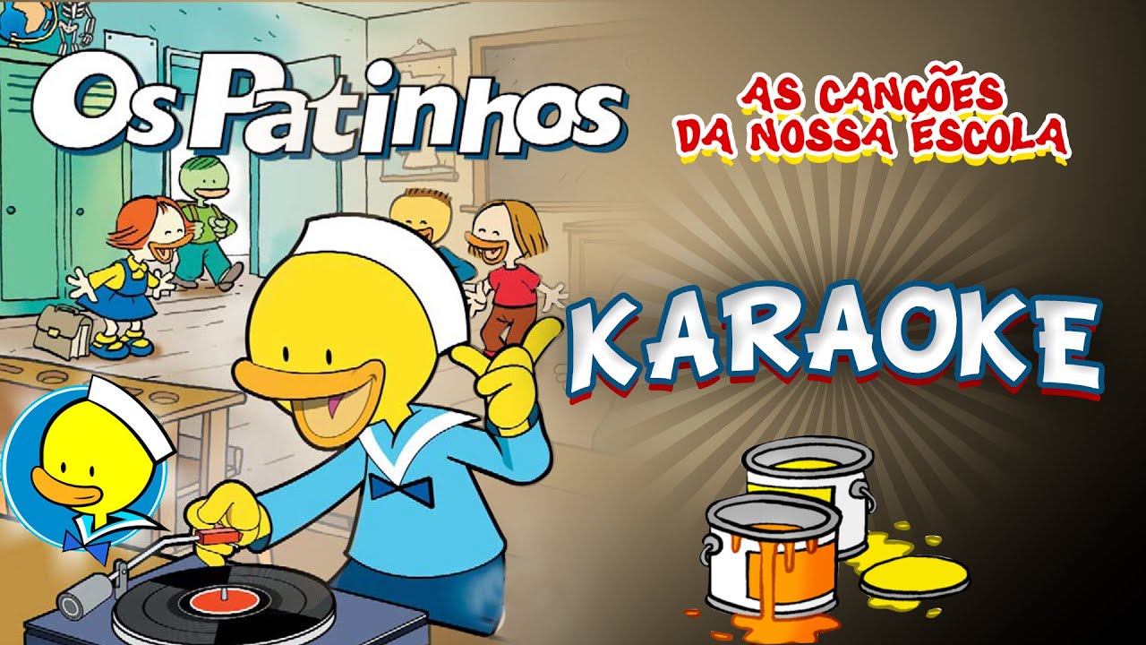 KARAOKE Os Patinhos - As Canções da Nossa Escola (DVD Completo)