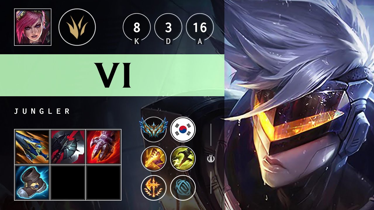 Vi Jungle vs Nidalee - KR Challenger Patch 25.18