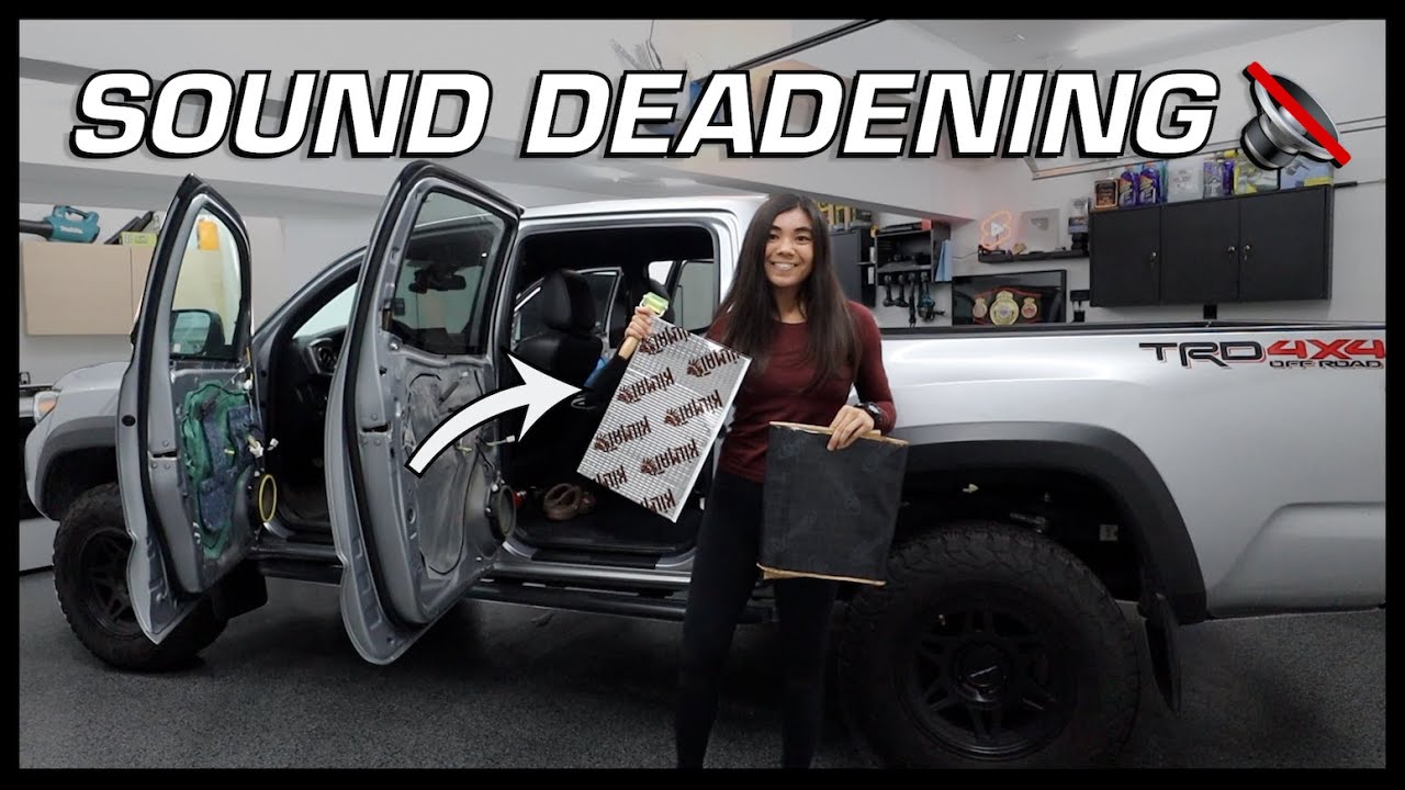 $200 Tacoma Sound Deadening 🔇 DIY Install + Results!