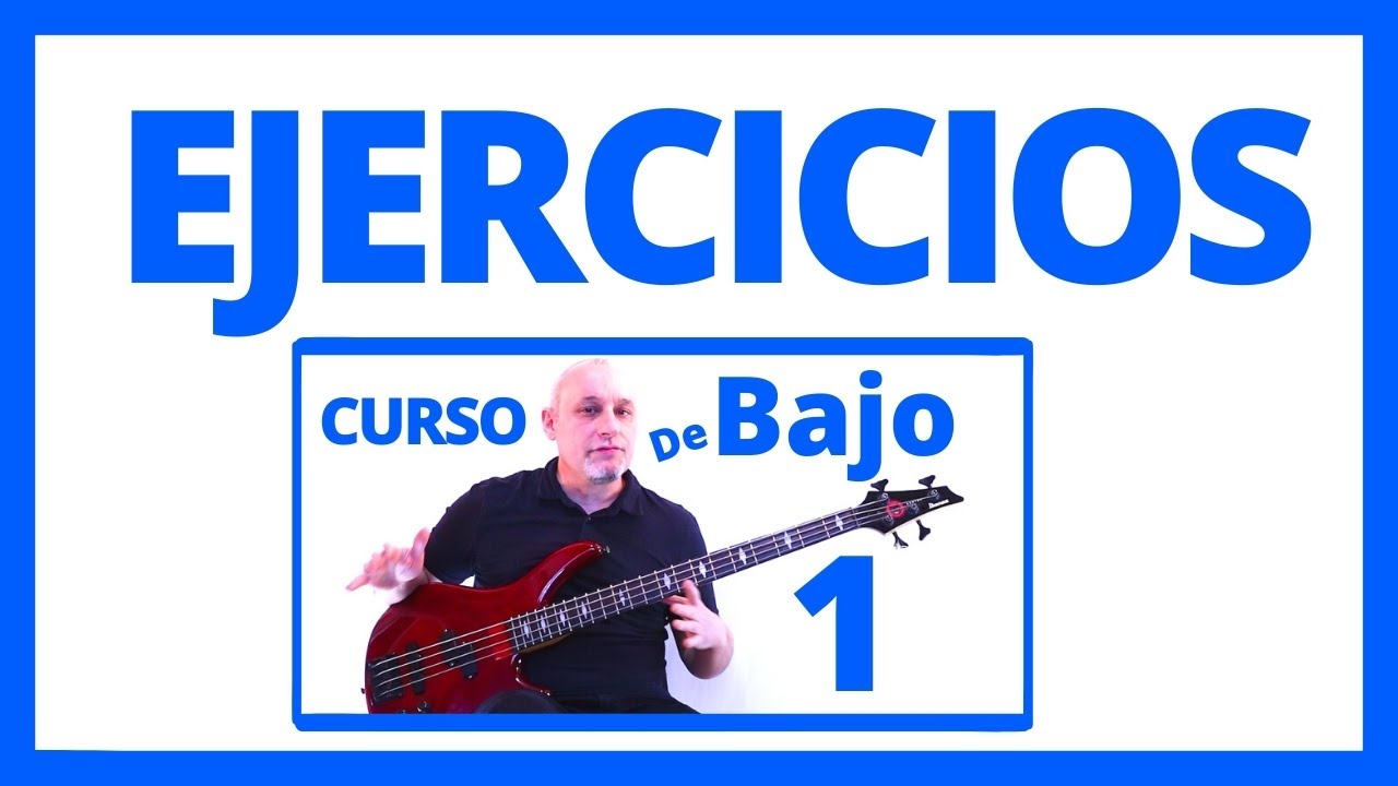 ✅ Ejercicios del Curso de Bajo 1 💥 Redonda 💥 Blanca 💥 Negra💥 Corcheas ✅ Aprender a tocar el Bajo