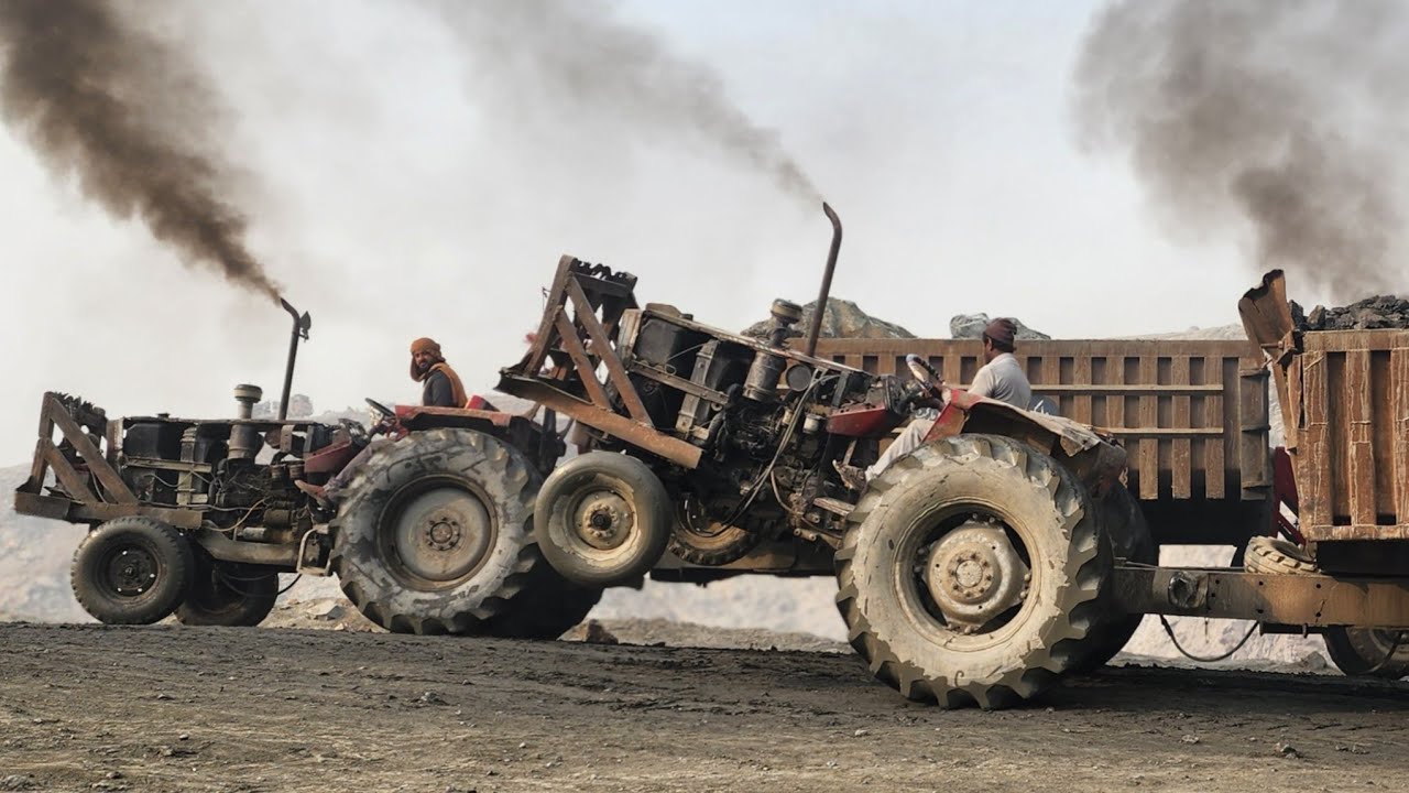 INSANE TRACTOR WHEELIE! 🚜 Monster Load vs. Steep Mountain Climb (Black Smoke & Raw Power)