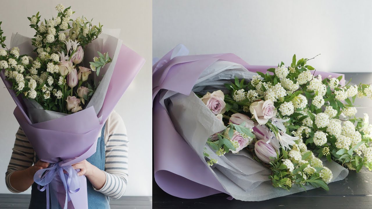 [꽃수업] 조팝 꽃다발 / [Flower Lesson] 
