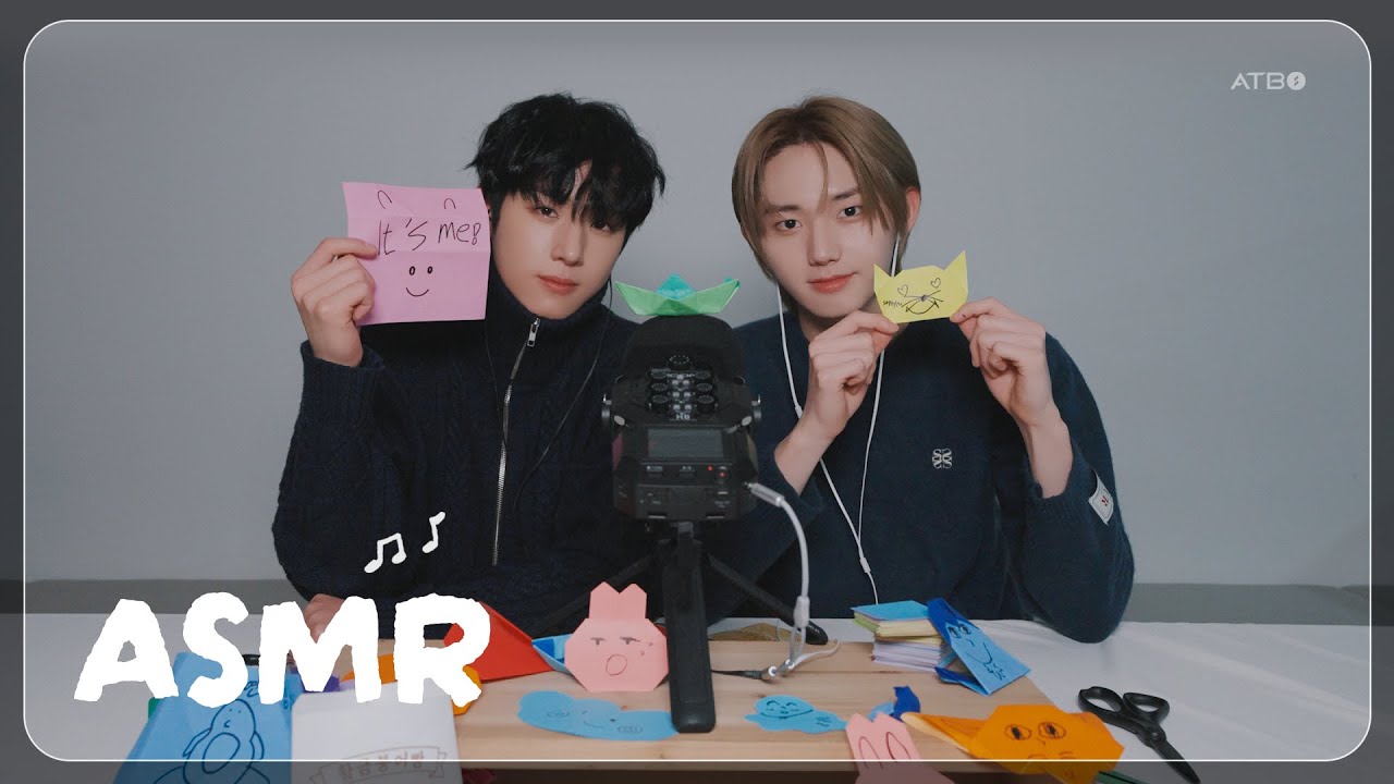 승환이의 종이접기 ASMR✂️ with 빈 | ATBO(에이티비오)