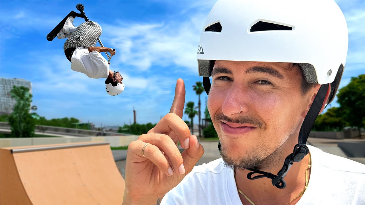 Como Hacer BACKFLIP en SCOOTER *r&aacute;pido y f&aacute;cil*