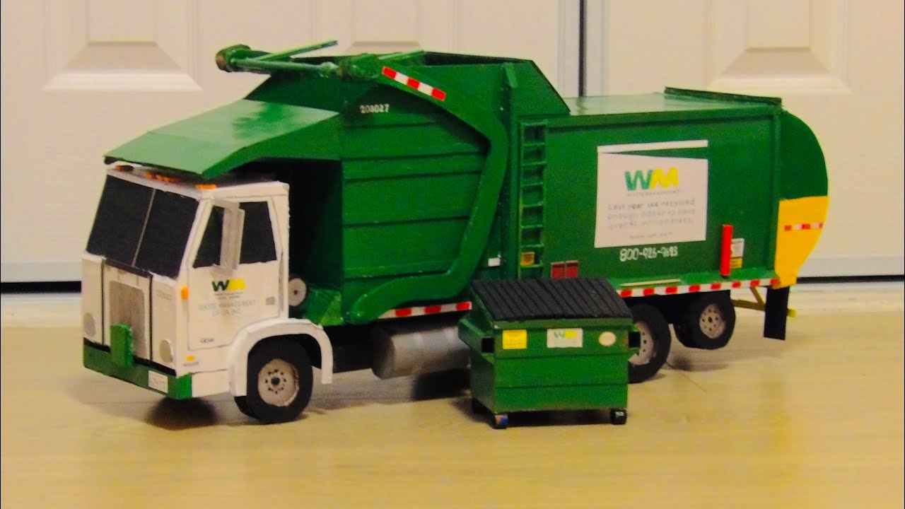 Handmade Mini Front Loader Trash Truck – Fully Functional & Custom Built (FOR SALE)