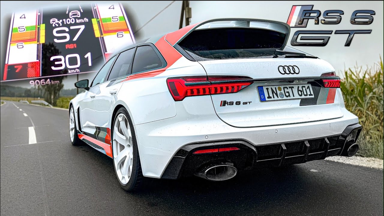 NEW! Audi RS6 GT🔥| 0-300 km/h acceleration🏁 | by Automann in 4K