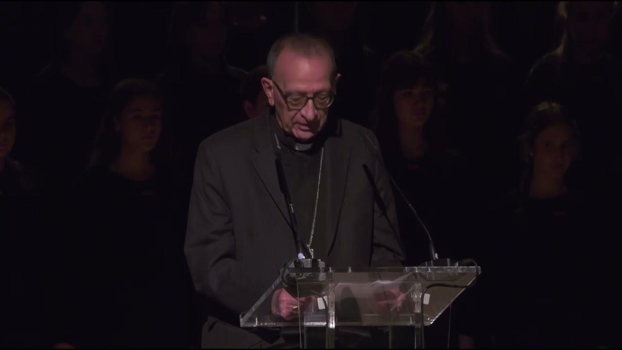 El cardenal Omella a l'acte pels 100 anys de la torre de Bernabé de la Sagrada Família