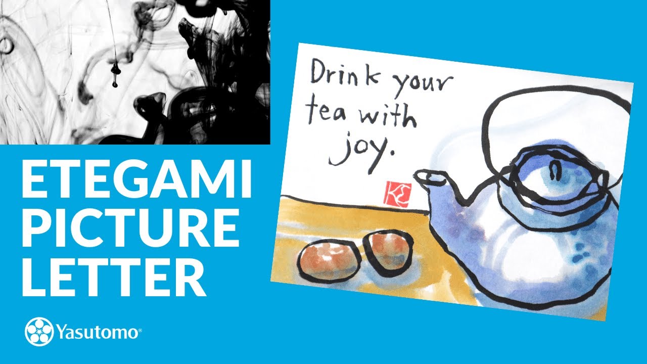 Etegami Picture Letters with Sumi Ink