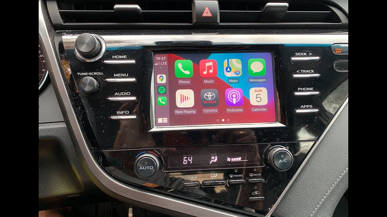 Обновление Camry 2018 SE CarPlay — видеообзор