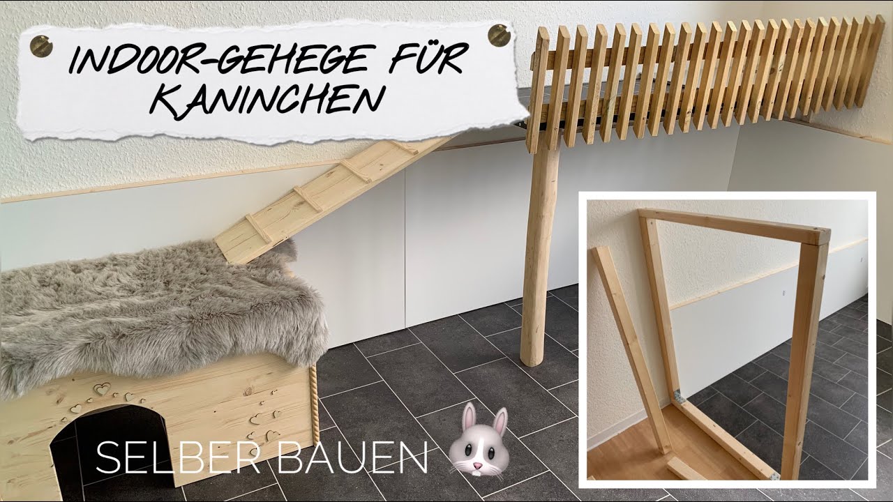 Indoor-Kaninchengehege selber bauen - Wir ziehen um Teil 1 | Stupsnasenbande