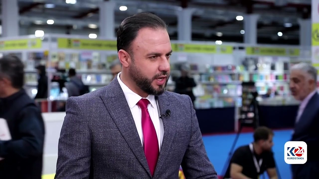 فاروق رەفیق لە پێشانگەی نێودەوڵەتی کتێب لە سلێمانی میوانی کوردستان24ـە