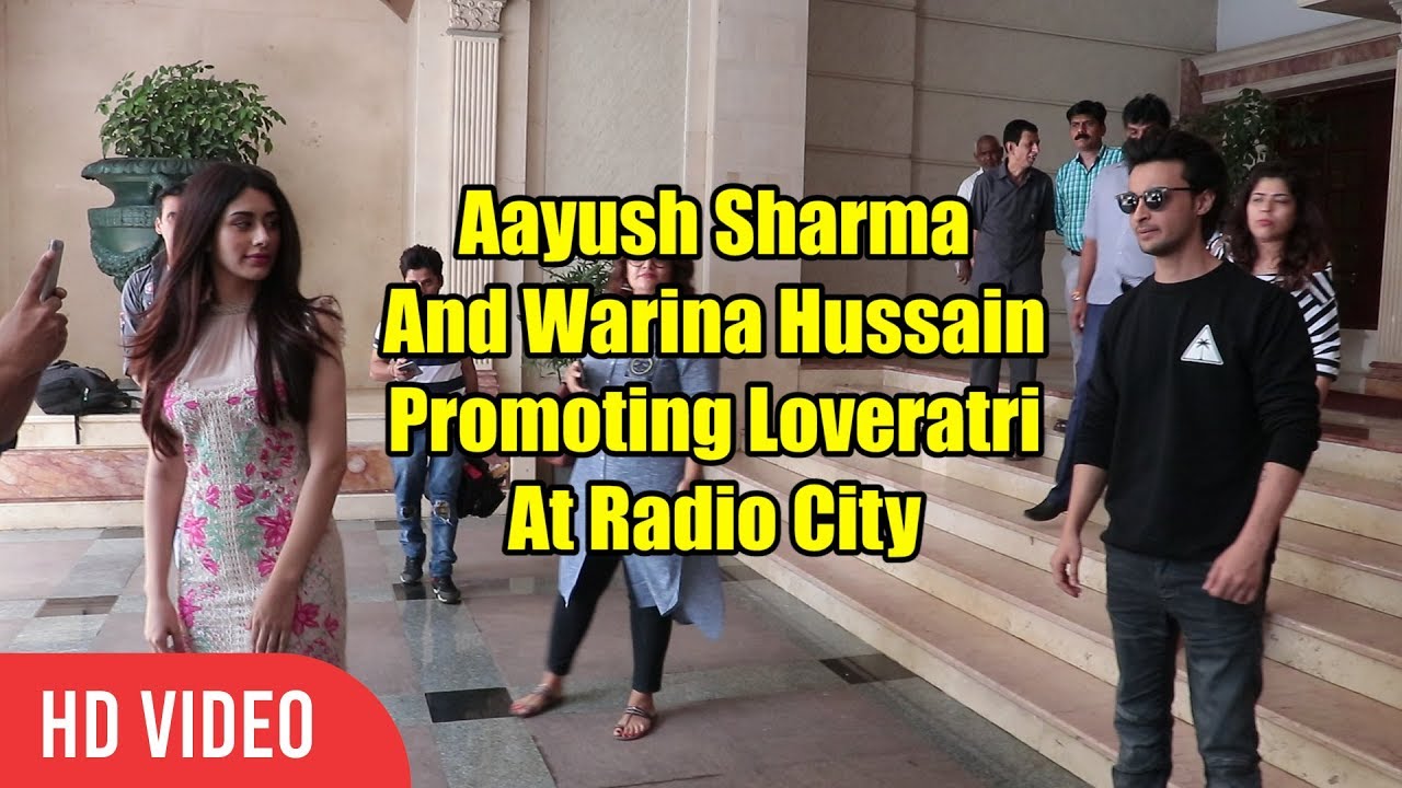 The Loveratri Couple Aayush And Warina Spotted At Radio City | Promoting Loveratri