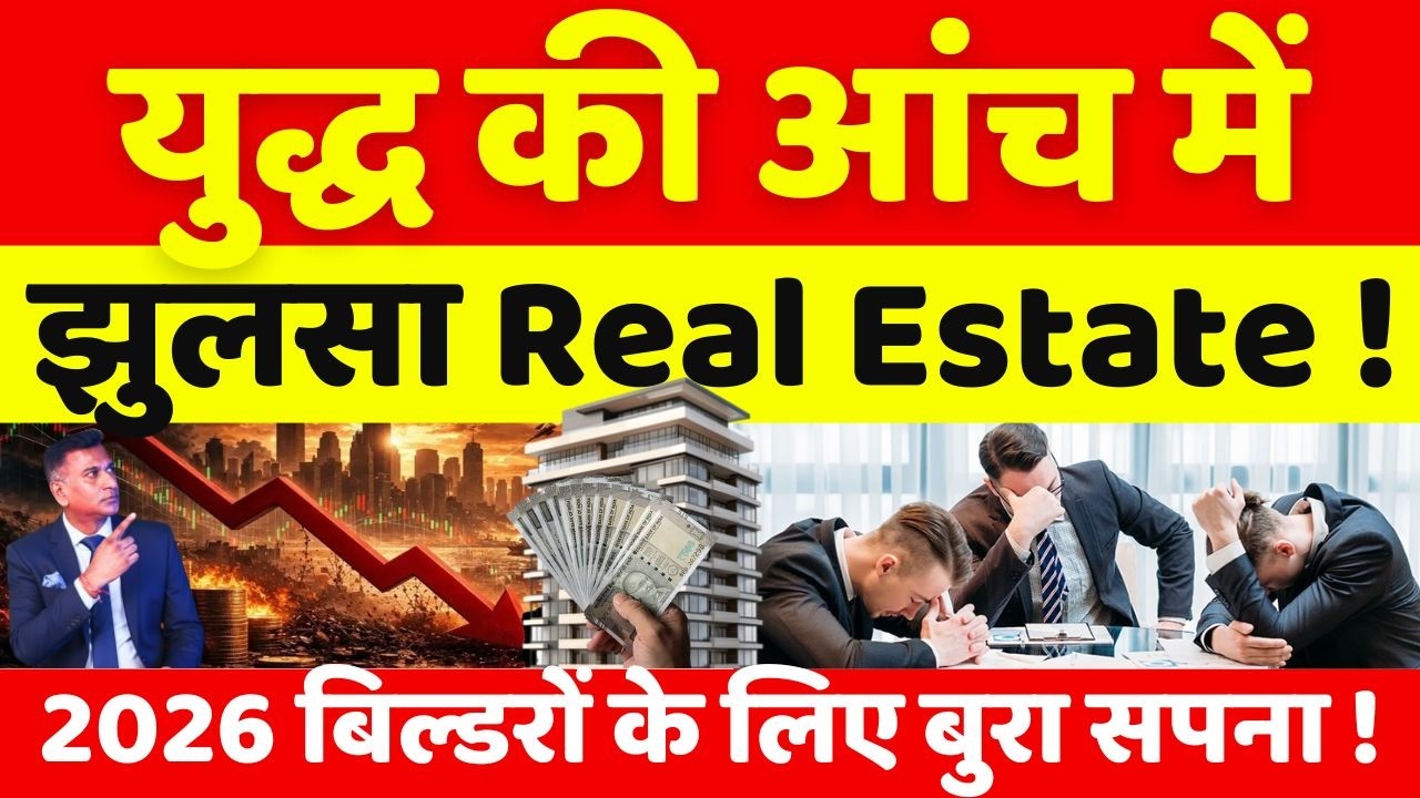 Real Estate News : युद्ध की आंच में झुलसा Real Estate ! 2026 बिल्डरों के लिए बुरा सपना !