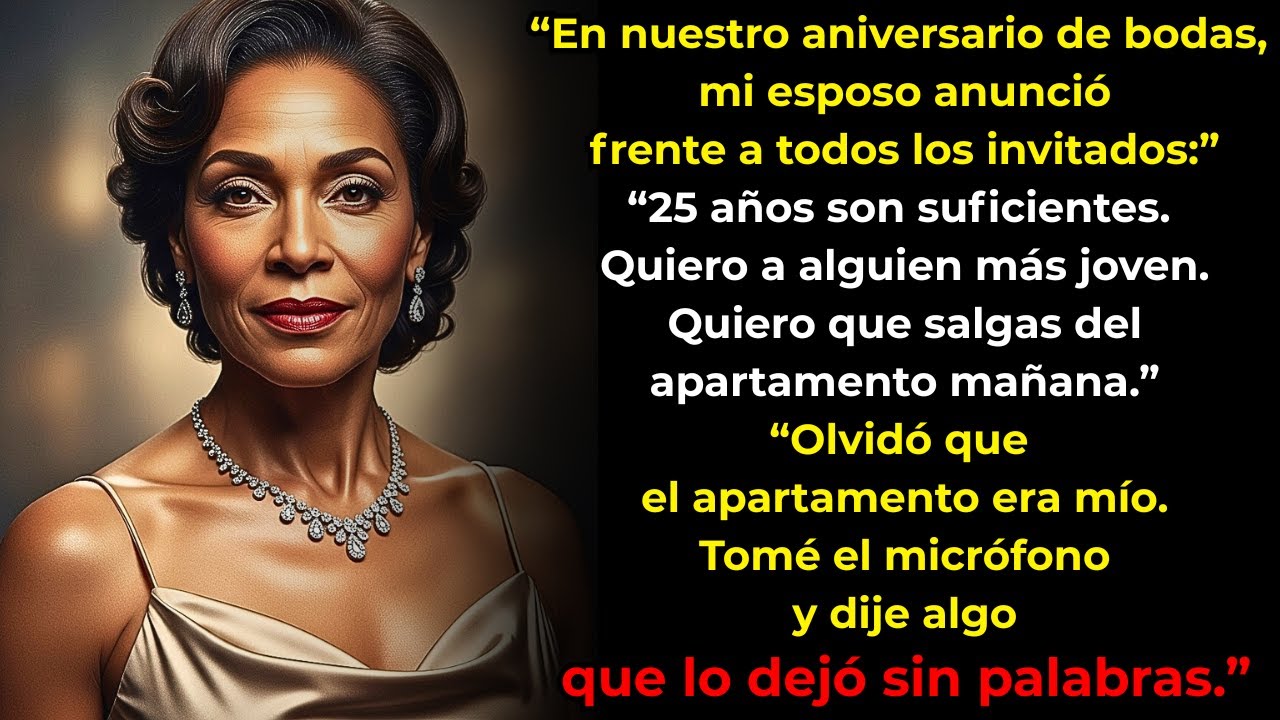 Tras 25 años, mi esposo quiso a alguien más joven; lo dejé mudo.