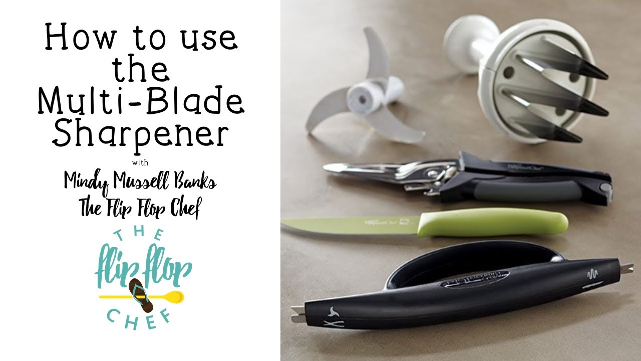How to use The Multi Blade Sharpener from Pampered Chef