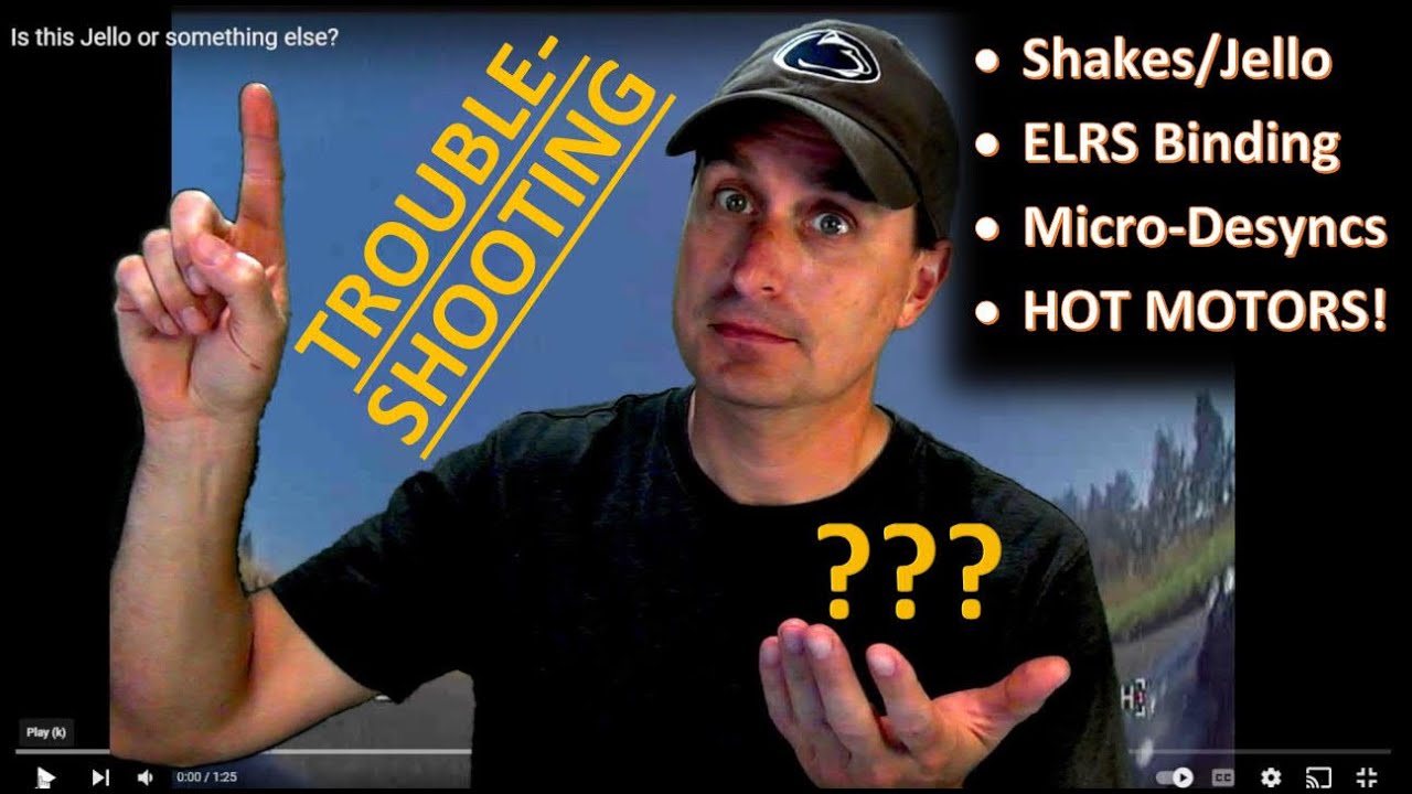 Drone Troubleshooting - Shakes/Jello | Twitches / Micro-Desyncs | HOT motors!