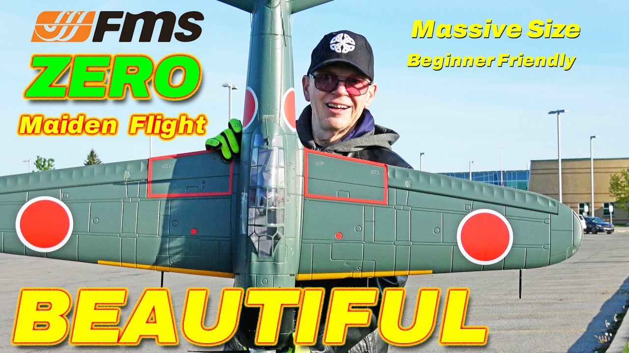 FMS ZERO — невероятный радиоуправляемый самолёт. Красивый. Обзор.