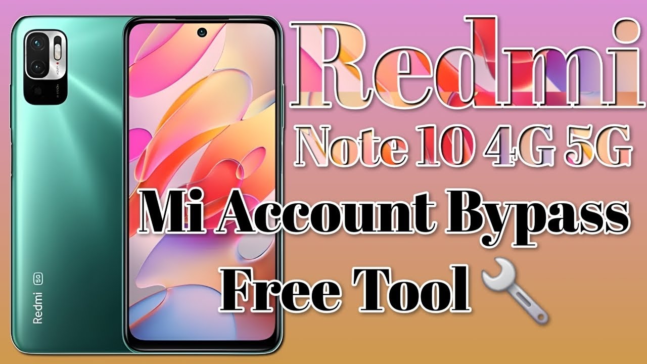 Redmi Note 10 4G 5G Mi Account Bypass // @RSMobileStore4670 