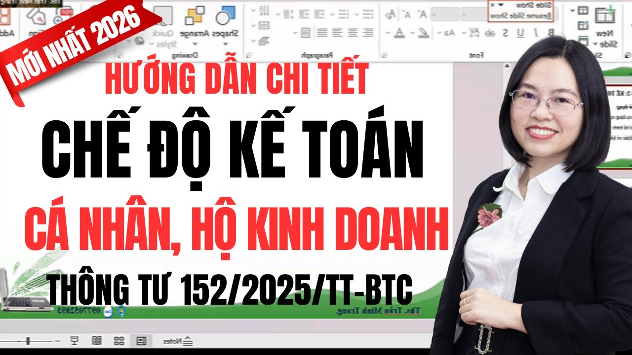Hướng Dẫn Kế Toán Hộ Kinh Doanh Theo Thông tư 152/2025/TT-BTC: Chi Tiết Sổ Sách Kế Toán HKD