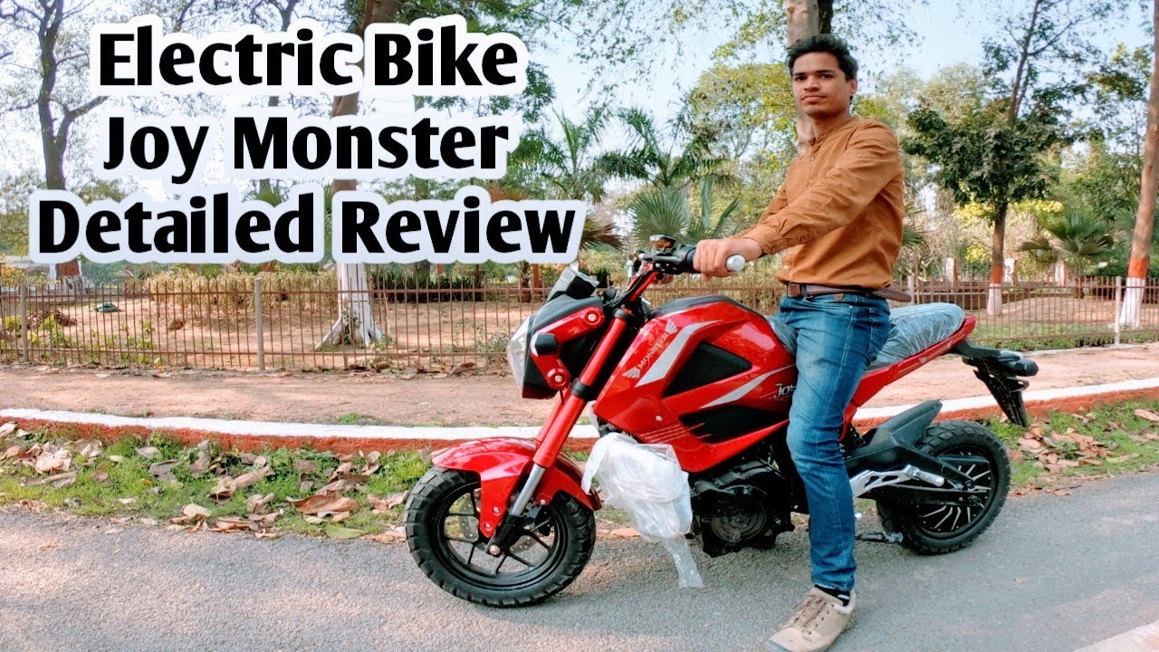 Electric Bike Joy Monster Review Mileage Top Speed Features