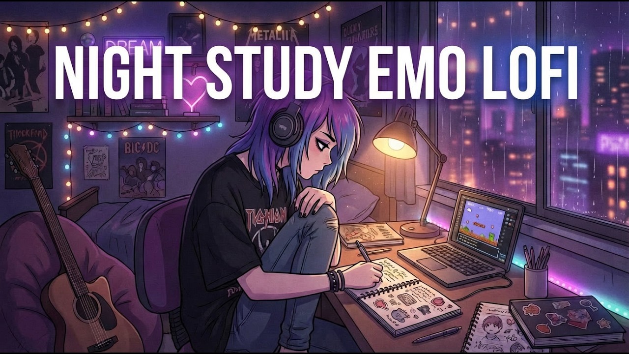 Sad Emo Lofi Mix – Beats to Study, Draw & Overthink To