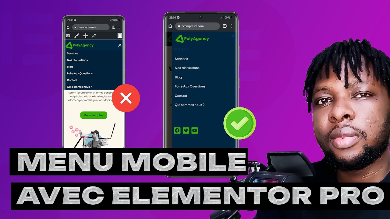Comment Créer un Menu Mobile PARFAIT avec Elementor  en 2025 ?