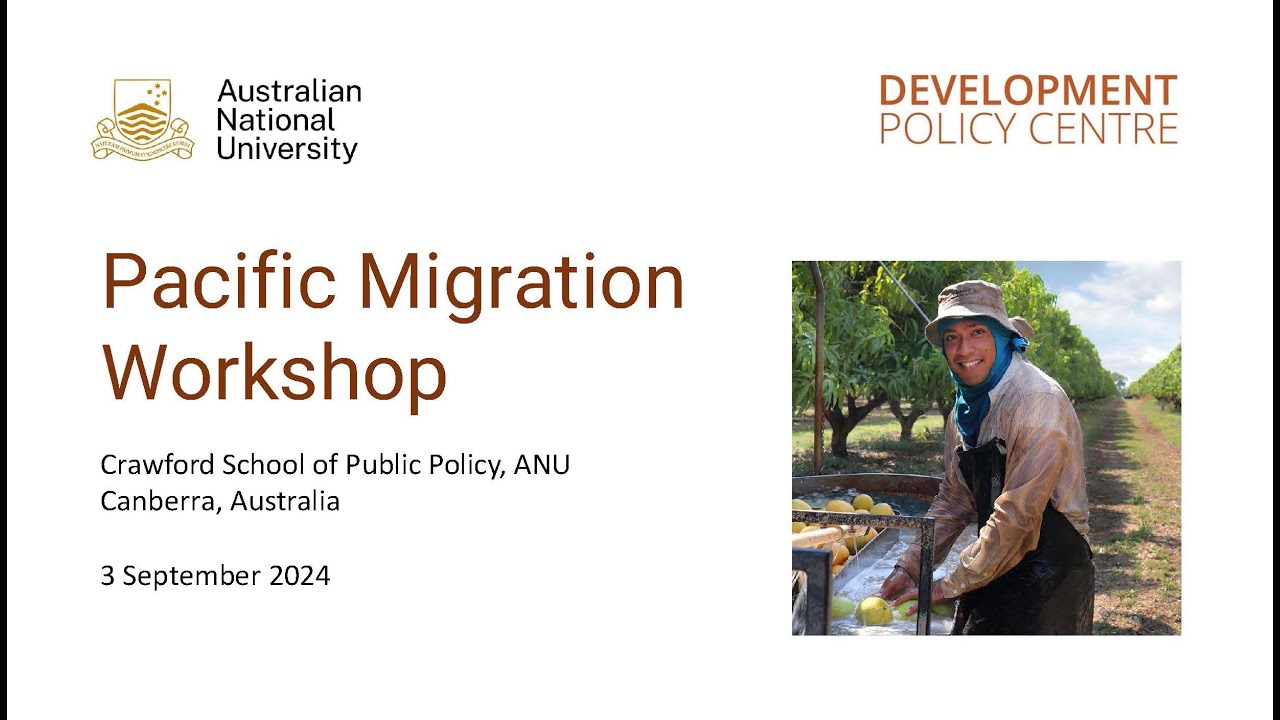 Keynote: From Pacific labour mobility to Pacific migration - Professor Stephen Howes
