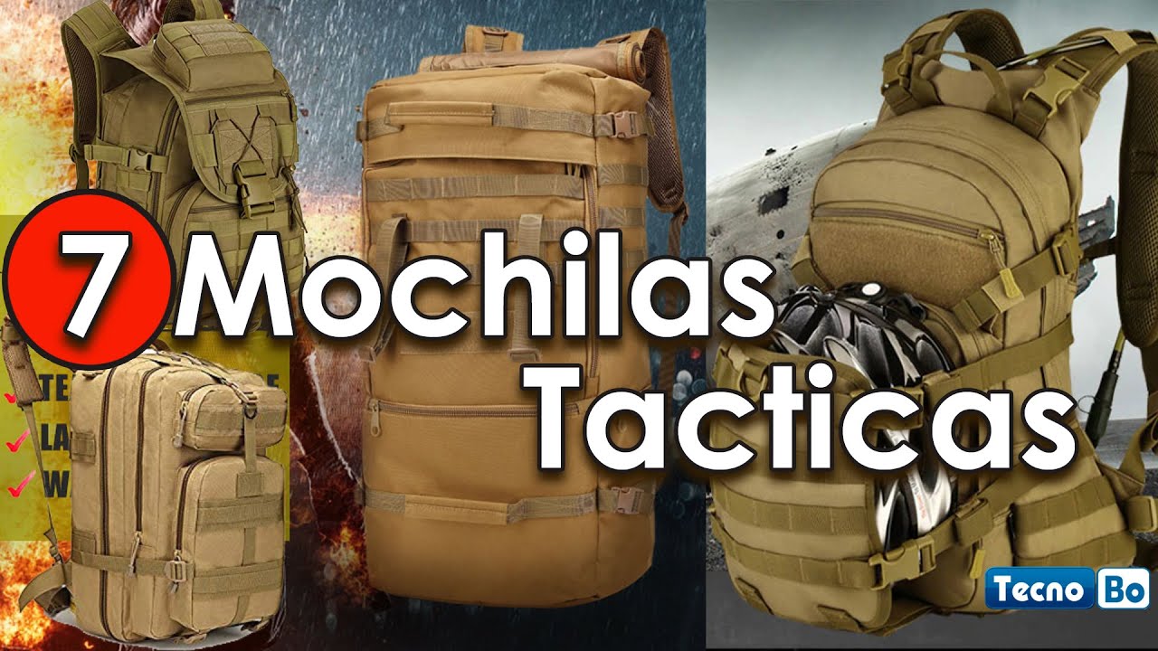 7 Mochilas tacticas de combate de Militar para Camping Senderismo Trekking