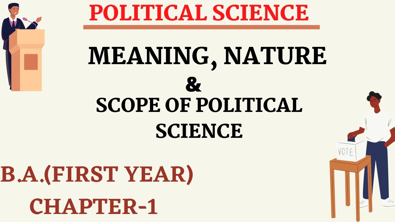 Meaning,Nature and Scope of Political Science|Chapter 1|BA 1 Year|Panjab University