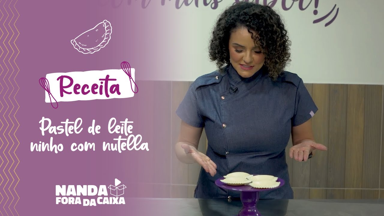 COMO FAZER PASTEL DE LEITE NINHO COM NUTELLA!!!