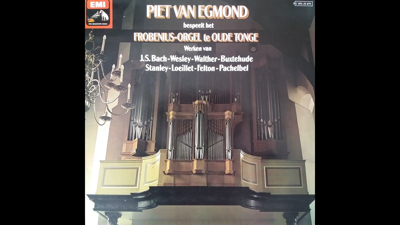 Piet van Egmond bespeelt het Frobenius-orgel te Oude Tonge