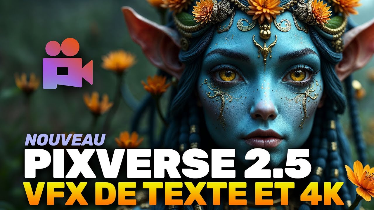 Nouveau PixVerse 2.5 :  VFX de Texte,  vidéo Ai en 4K et Plus Encore!