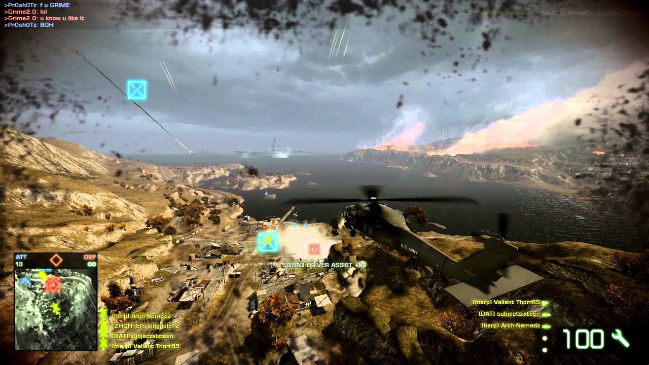 BFBC2 - Flying the Blackhawk
