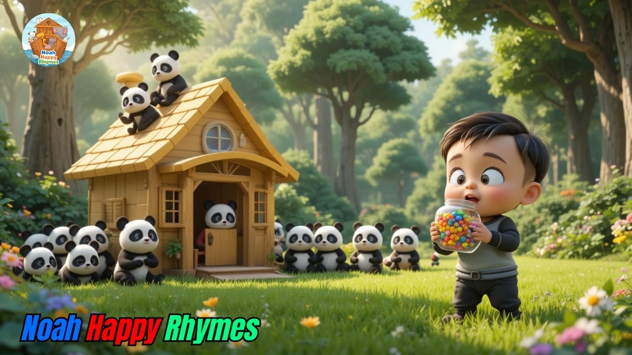 Counting 10 Little Pandas & Safari Friends 🐼🌿